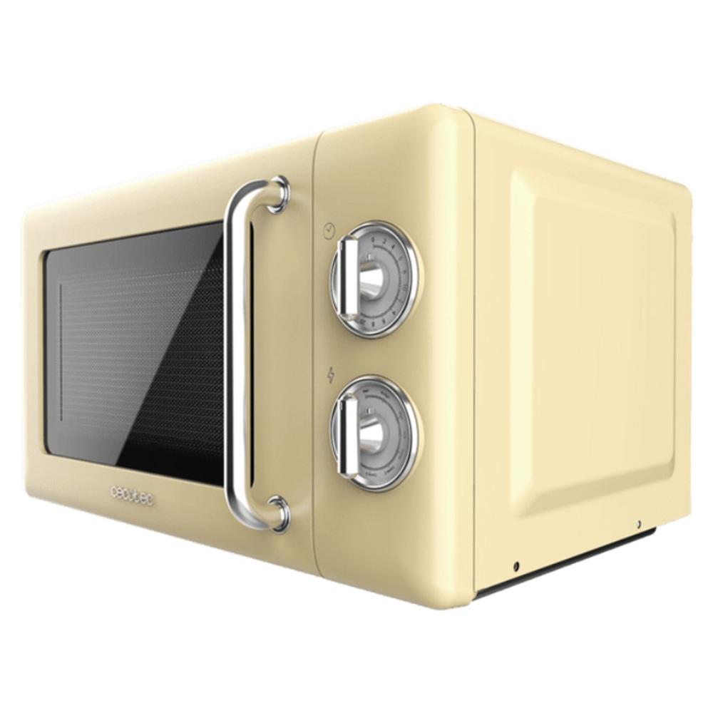 MICROONDAS CECOTEC PROCLEAN 3110 RETRO YELLOW 20L 700W