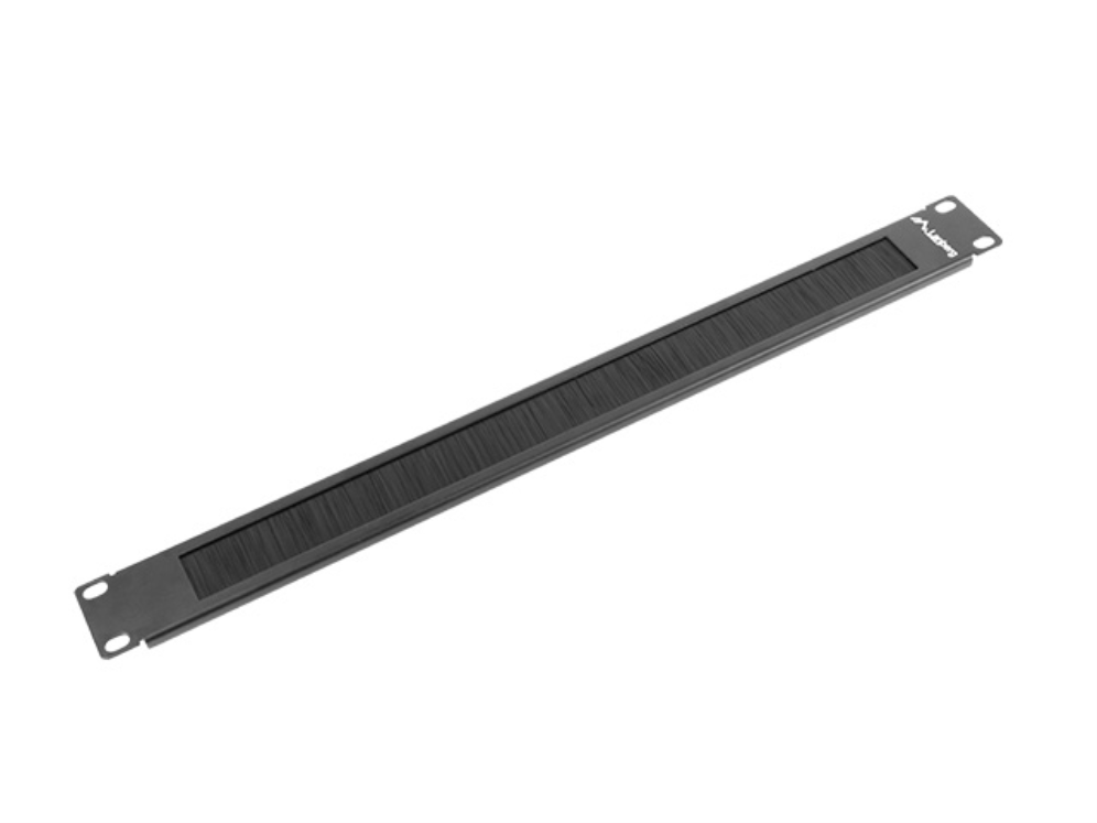 BRUSH PANEL LANBERG 1U NEGRO 19"