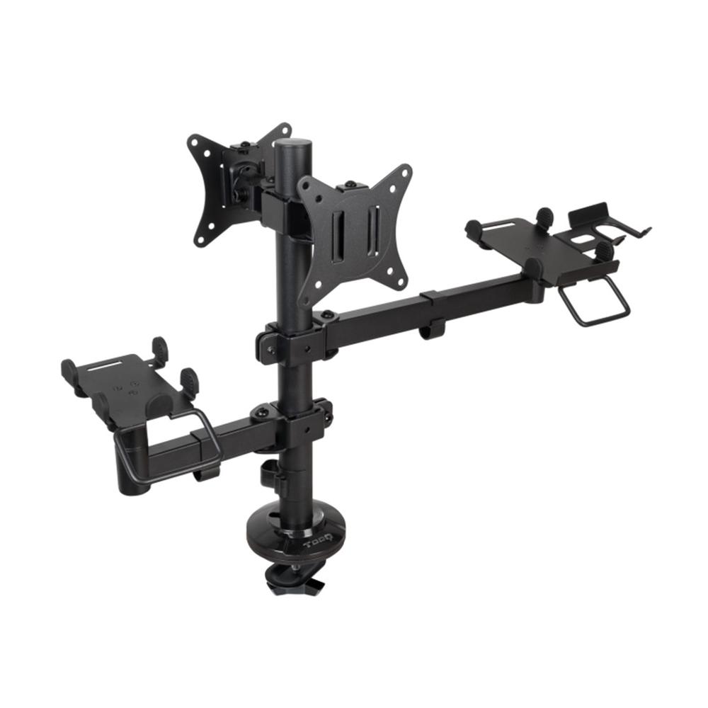 SOPORTE MESA TOOQ HASTA 32" VESA 100 X 100 MAX 9KG/BRAZO