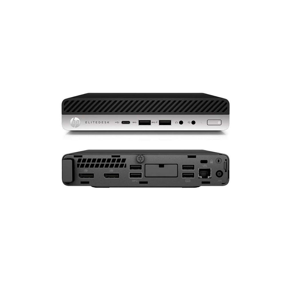 ORDENADOR REACONDICIONADO MINI HP ELITEDESK 800 G5 / I5-9TH / 8GB / 256GB SSD NVME / WIN 11 PRO / SIN CABLE TREBOL