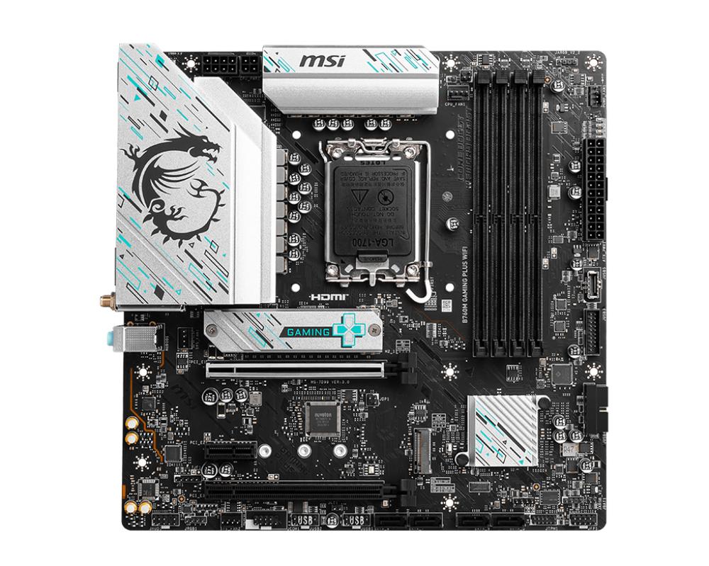 PLACA BASE MSI 1700 B760M GAMING PLUS WIFI DDR5