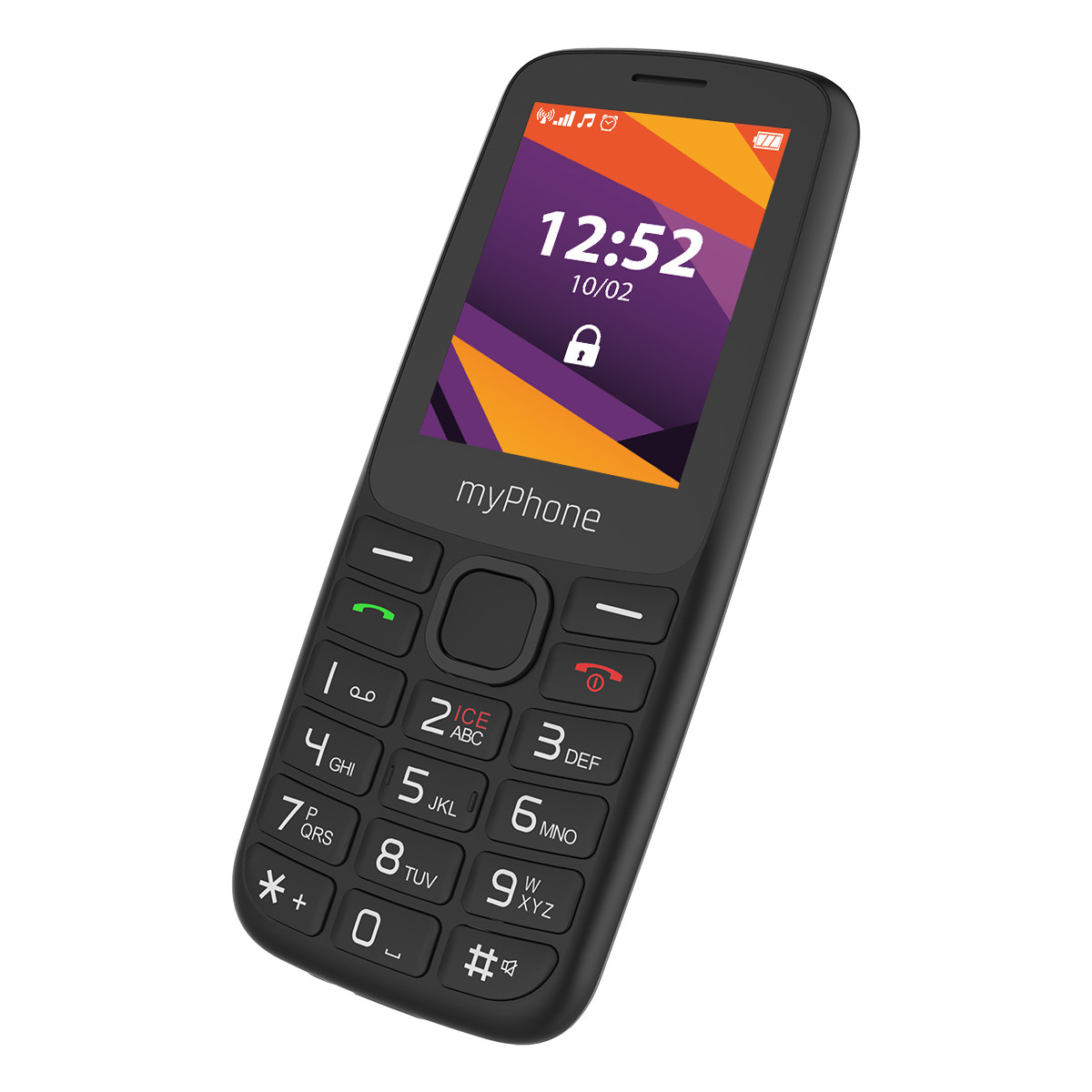 TELEFONO MOVIL MYPHONE 6410 2.4"/ 4G/ NEGRO