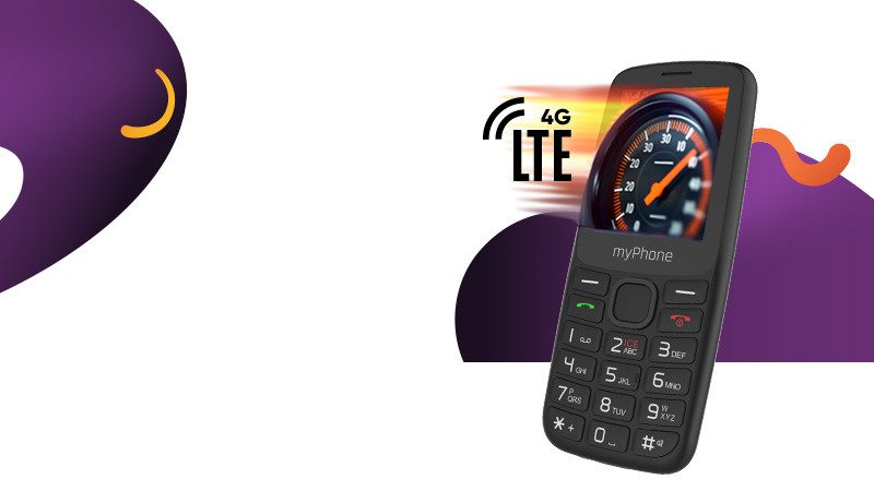 TELEFONO MOVIL MYPHONE 6410 2.4"/ 4G/ NEGRO