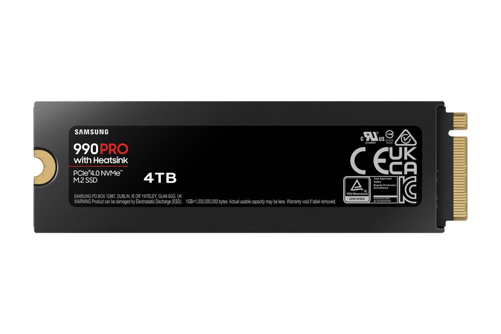 DISCO DURO INTERNO SOLIDO SSD SAMSUNG 990 PRO HEATSINK 4TB PCIE 4.0 NVME