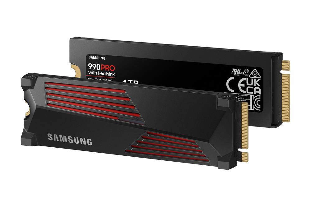 DISCO DURO INTERNO SOLIDO SSD SAMSUNG 990 PRO HEATSINK 4TB PCIE 4.0 NVME