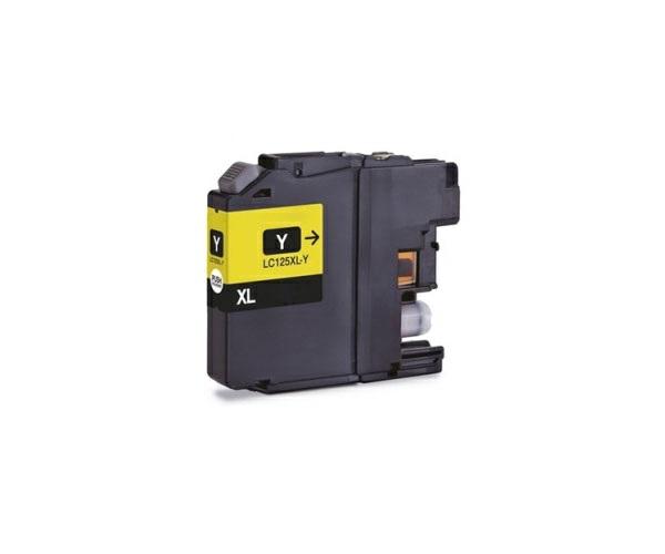CARTUCHO DE TINTA COMPATIBLE DAYMA BROTHER LC125 AMARILLO