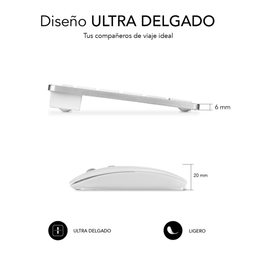 TECLADO + RATON SUBBLIM SUBKBC-OCO010 INALAMBRICO