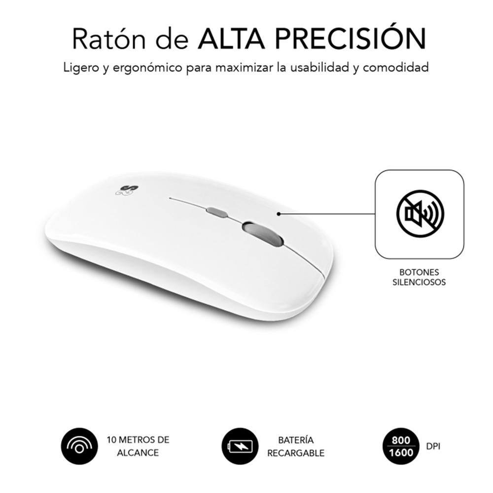 TECLADO + RATON SUBBLIM SUBKBC-OCO010 INALAMBRICO