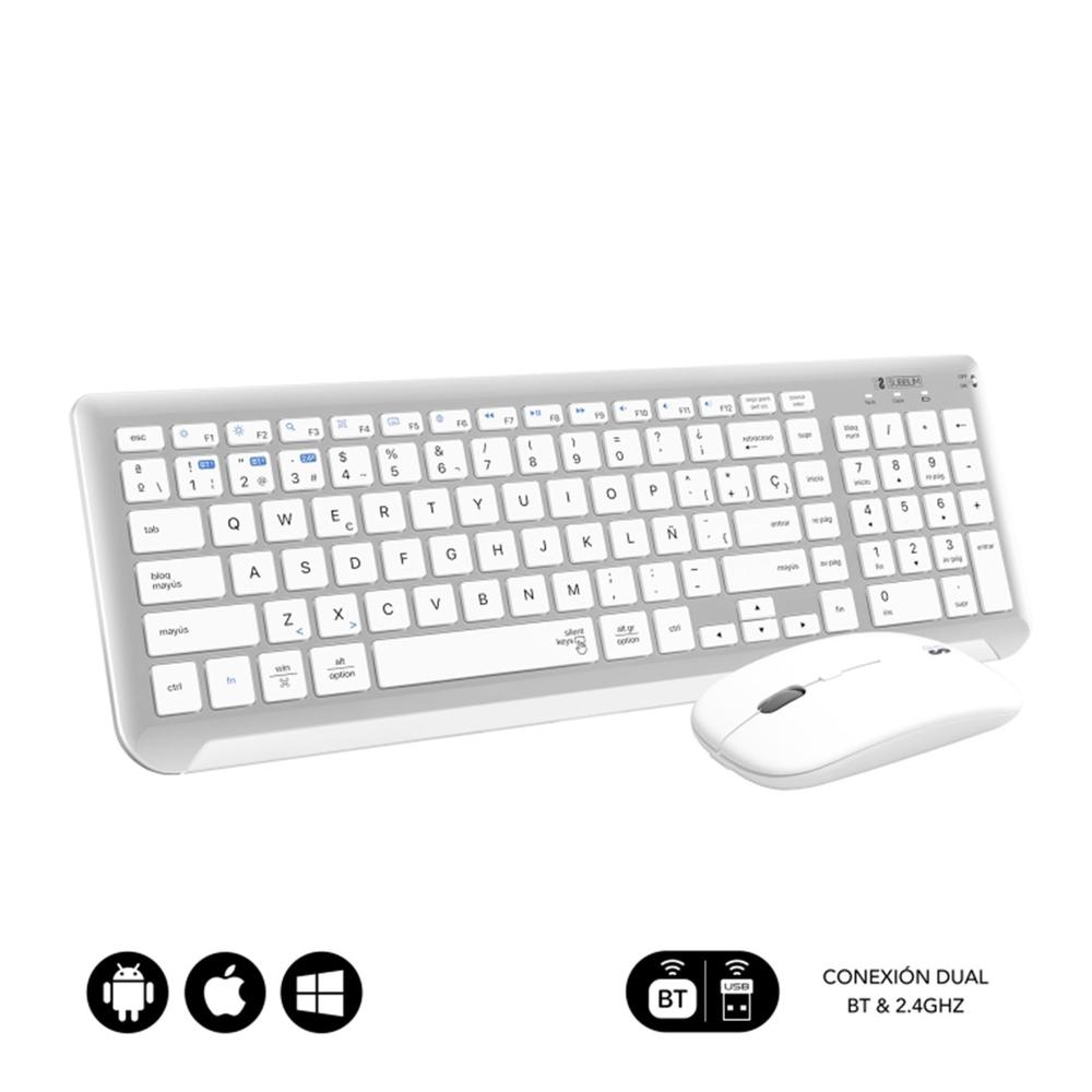 TECLADO + RATON SUBBLIM SUBKBC-DCEP10 INALAMBRICO