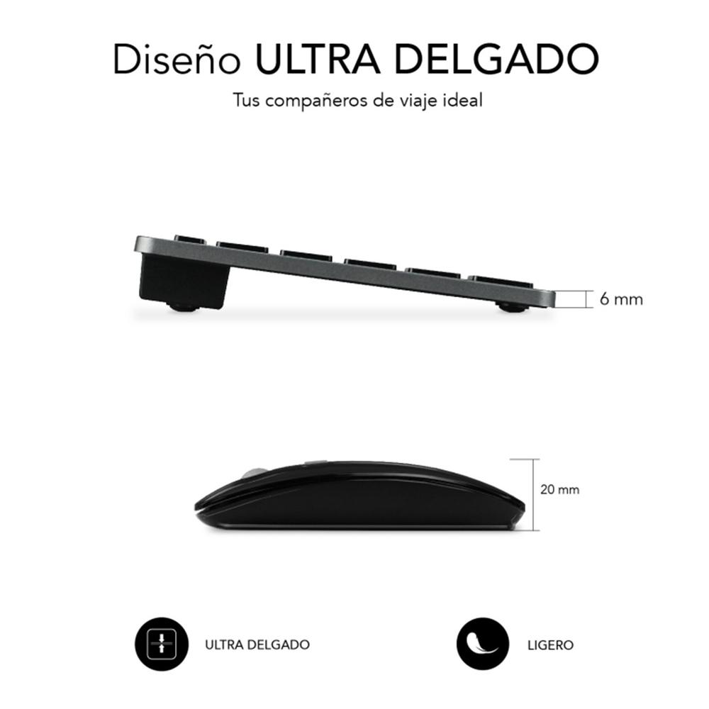 TECLADO + RATON SUBBLIM SUBKBC-OCO020 INALAMBRICO