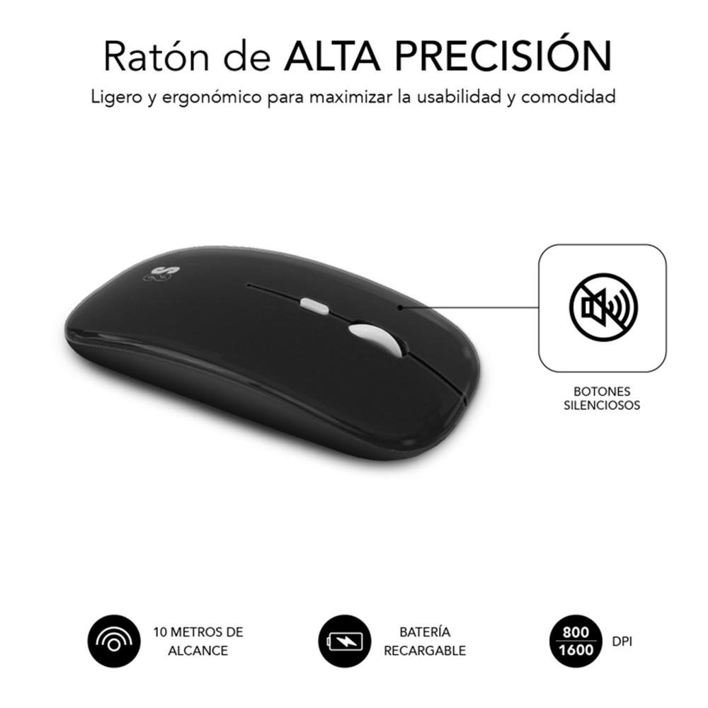TECLADO + RATON SUBBLIM SUBKBC-OCO020 INALAMBRICO