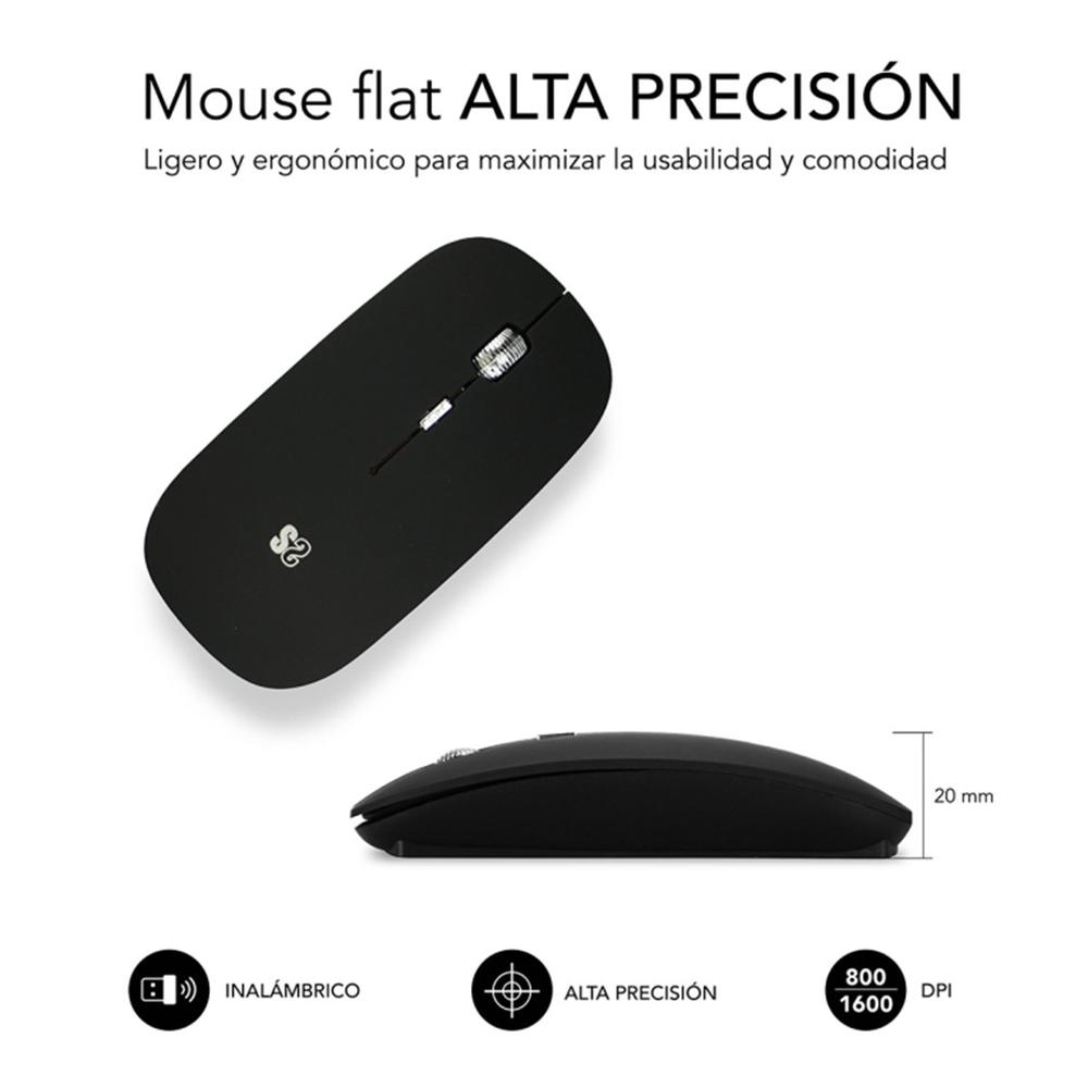 MALETIN + RATON SUBBLIM PARA PORTATIL 15.6" NEGRO