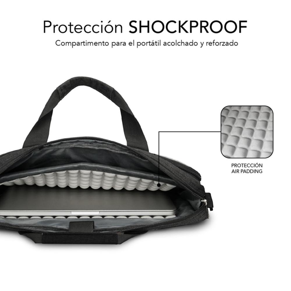 MALETIN SUBBLIM AIR PADDING PARA PORTATIL 13.3"-14" DARK GREY