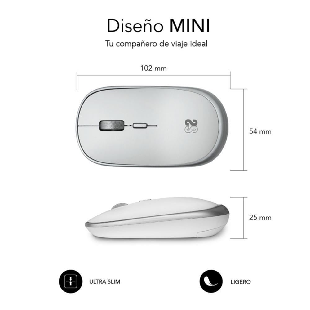 RATON INALAMBRICO SUBBLIM SUBMO-RFM0001 PLATA