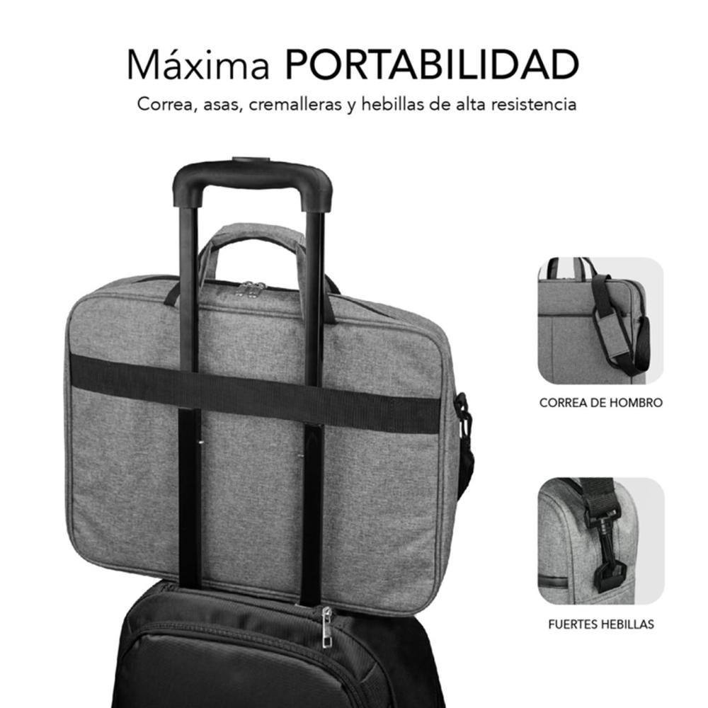 MALETIN SUBBLIM ELITE PARA PORTATIL 13.3"-14" GRIS