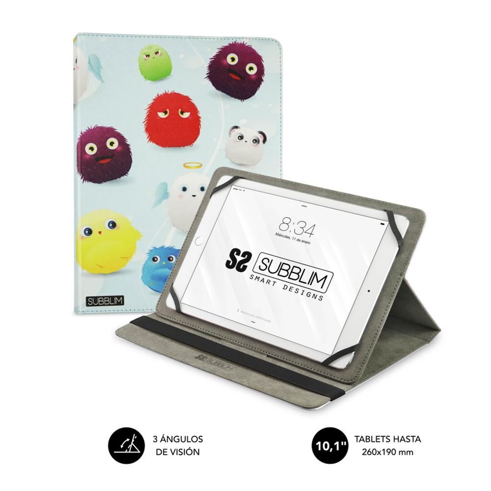 FUNDA SUBBLIM TRENDY CASE PARA TABLET 10.1" FURRY
