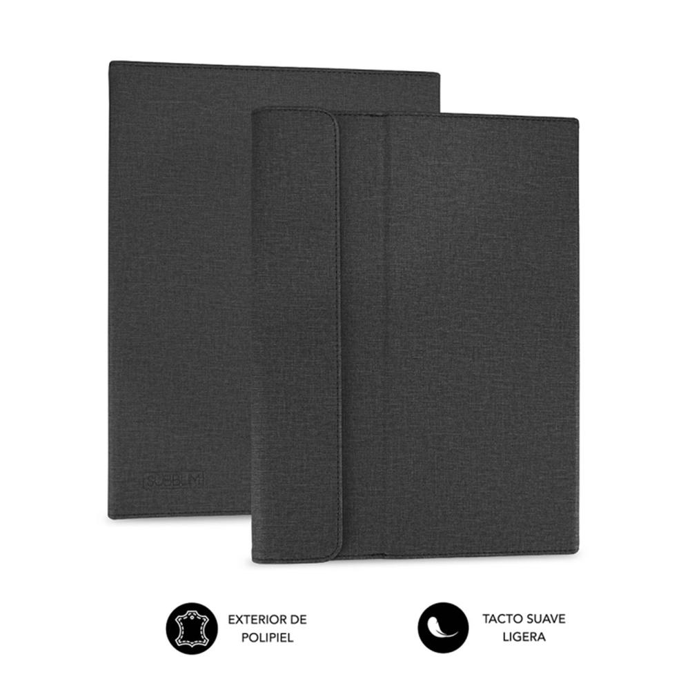 FUNDA SUBBLIM CLEVER STAND PARA TABLET CASE 10.1" NEGRO