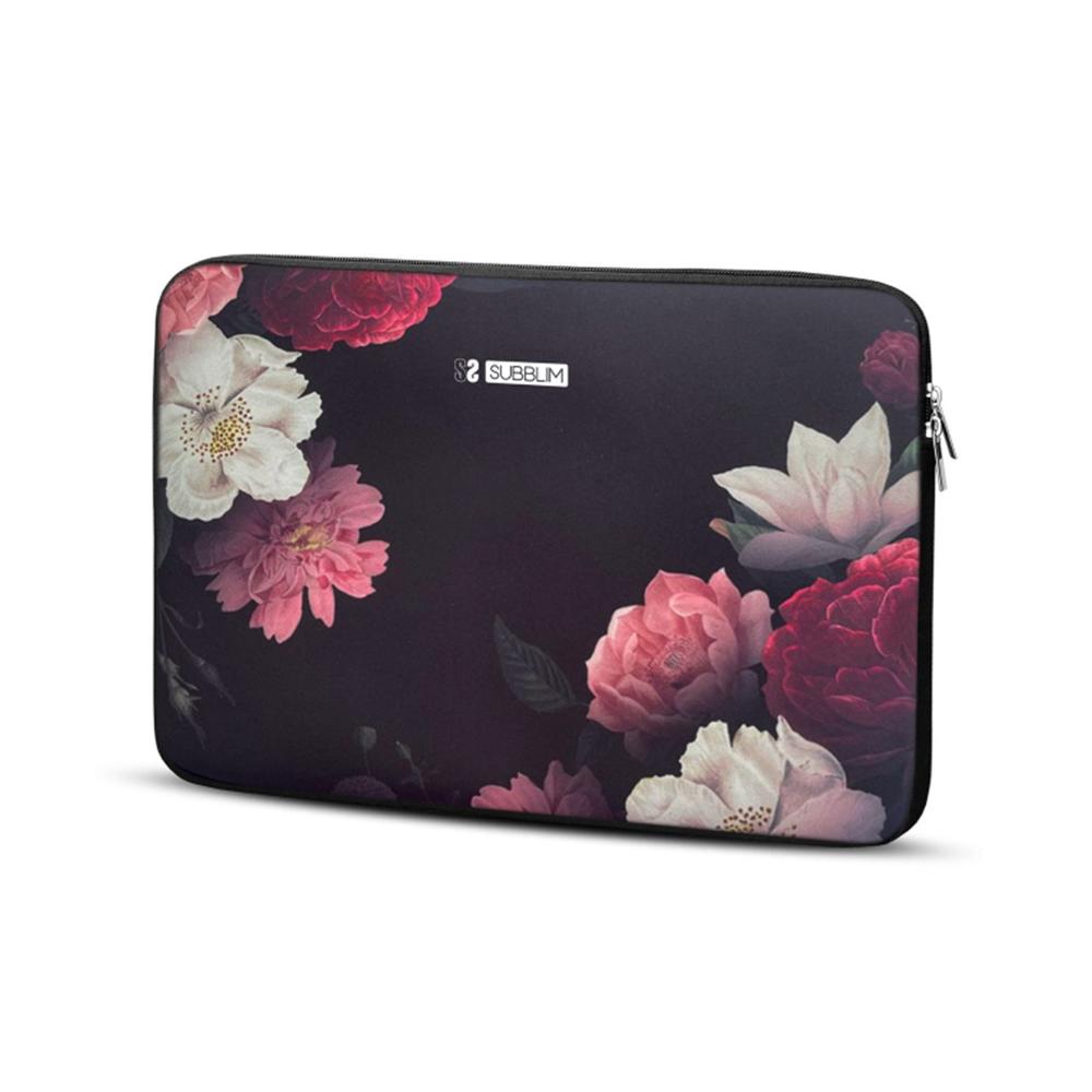 FUNDA SUBBLIM TRENDY SLEEVE PARA PORTATIL 13.3"-14" NEO FLOWERS