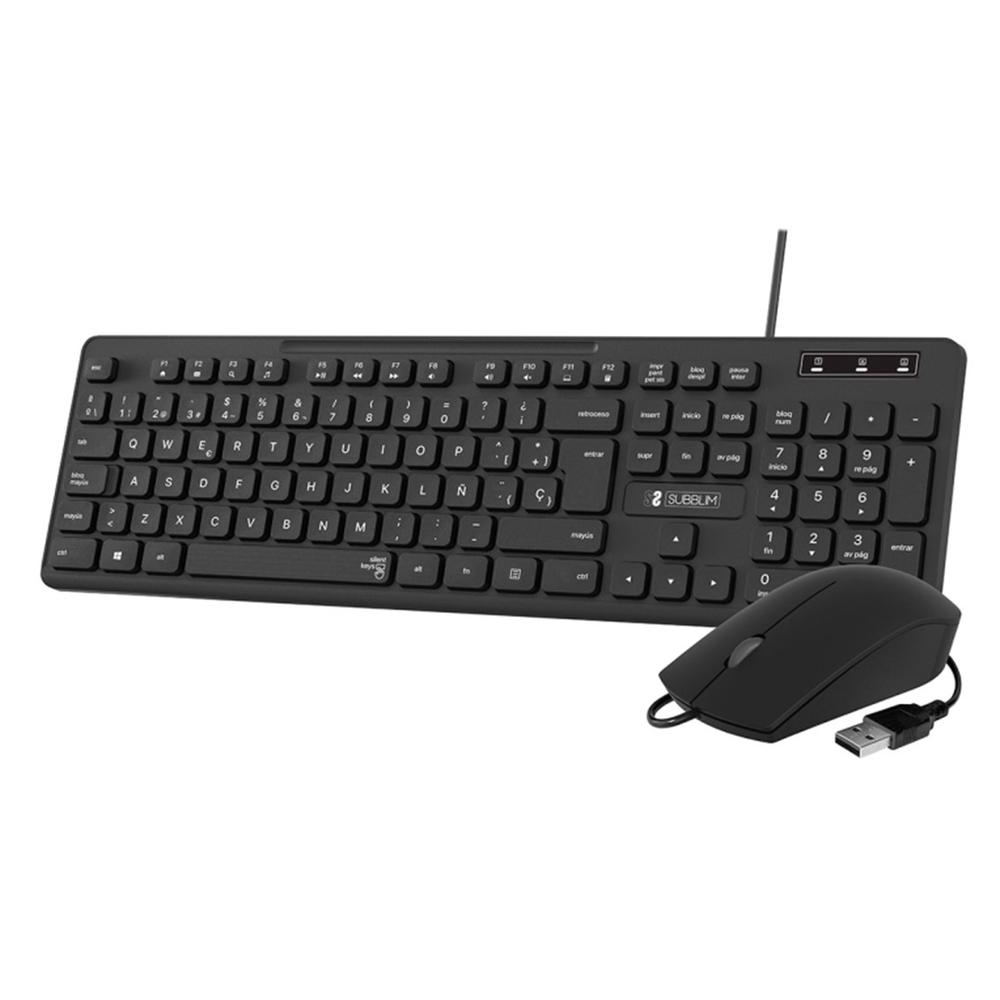 TECLADO + RATON SUBBLIM SUBKBC-CSSK01