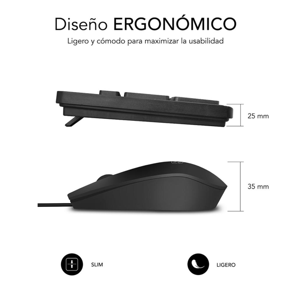 TECLADO + RATON SUBBLIM SUBKBC-CSSK01