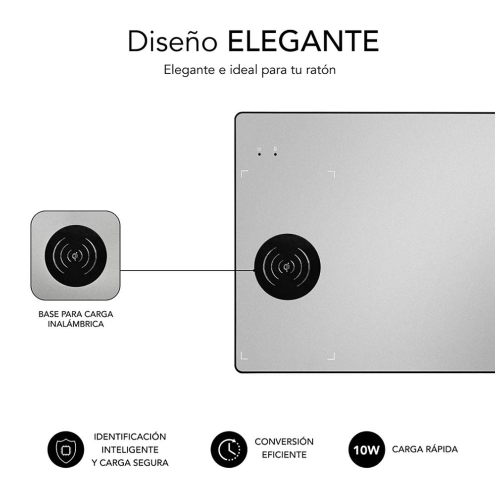 ALFOMBRILLA CARGADOR SUBBLIM MOUSEPAD WIRELESS CHARGER 10W