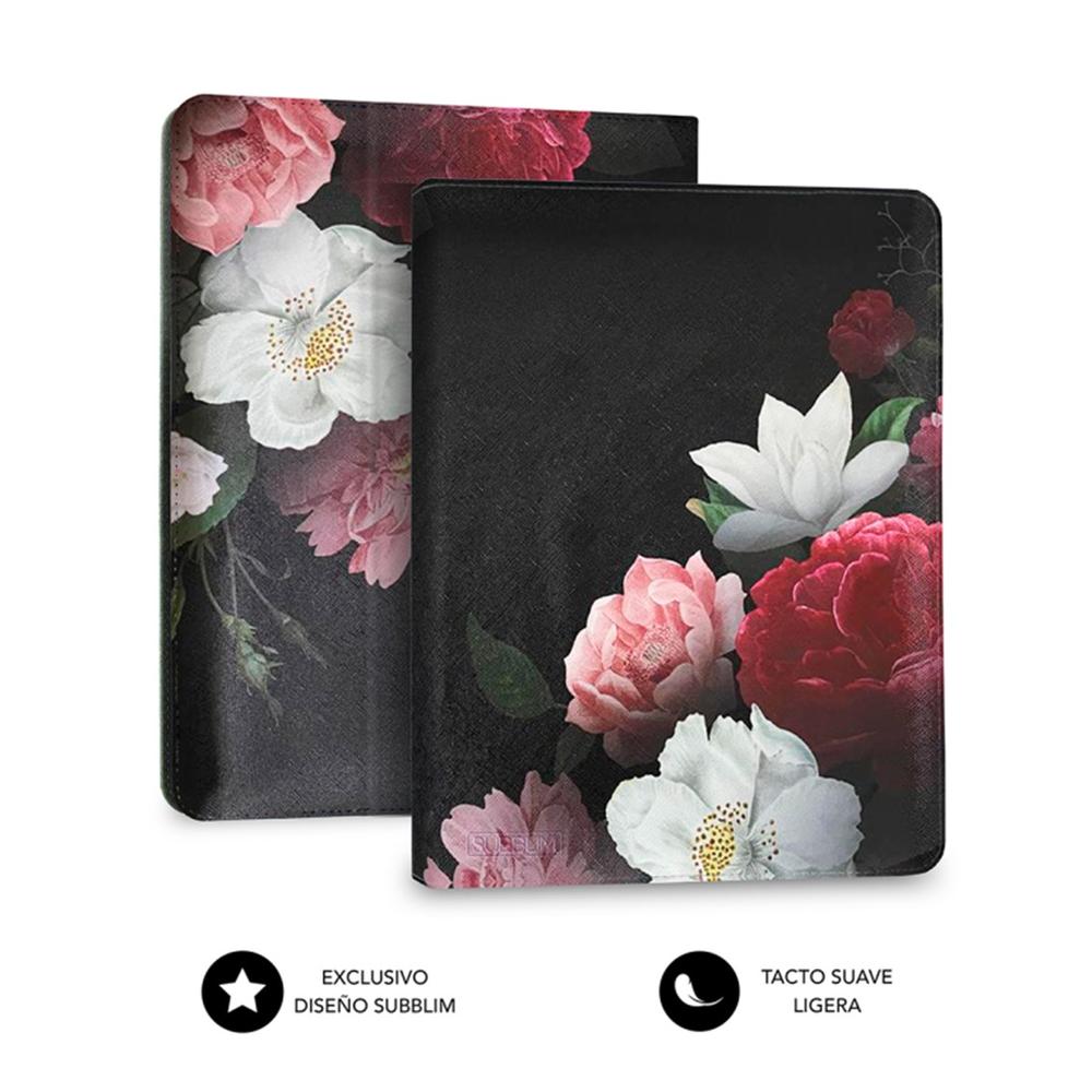 FUNDA SUBBLIM PARA TABLET 11" TRENDY CASE ROSAS
