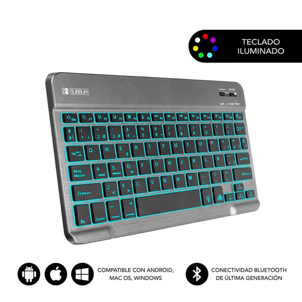 TECLADO TABLET SUBBLIM SUB-KBT-SMBL31 INALAMBRICO