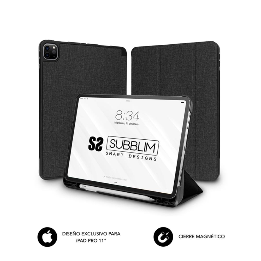 FUNDA SUBBLIM SHOCK CASE PARA IPAD PRO 11" NEGRO