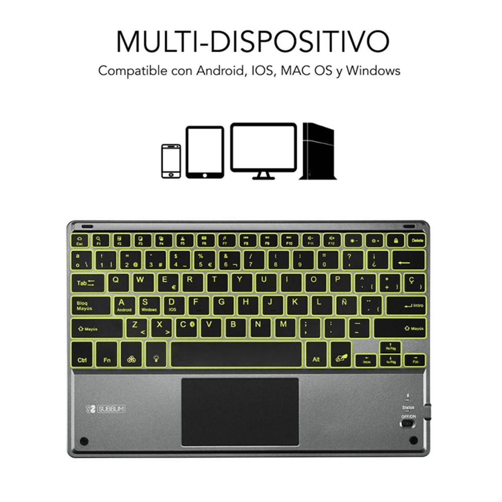 TECLADO TABLET SUBBLIM SUB-KBT-SMBT51 INALAMBRICO