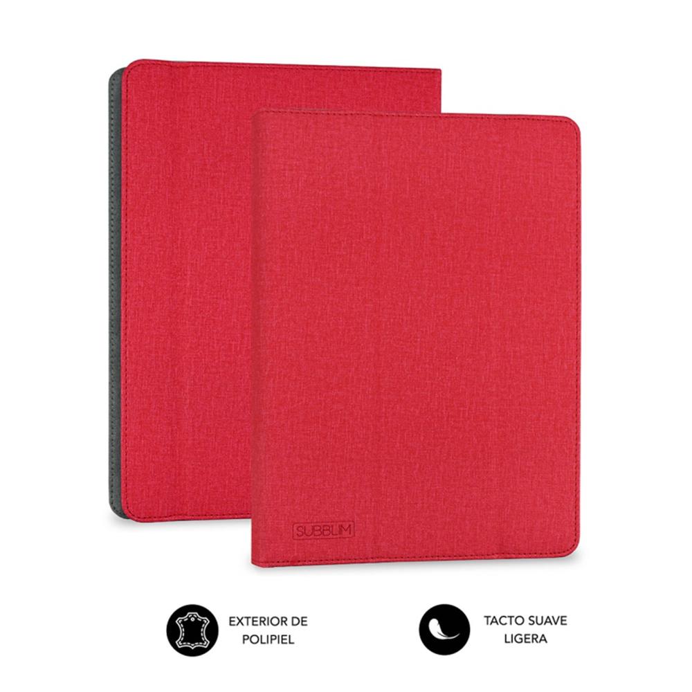 FUNDA SUBBLIM FREECAM CASE PARA TABLET 10.1" ROJO