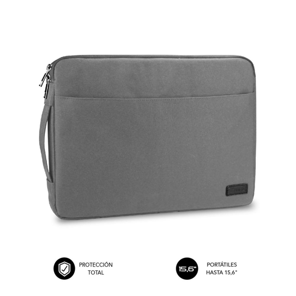 FUNDA SUBBLIM URBAN LAPTOP SLEEVE PARA PORTATIL 15.6" GRIS