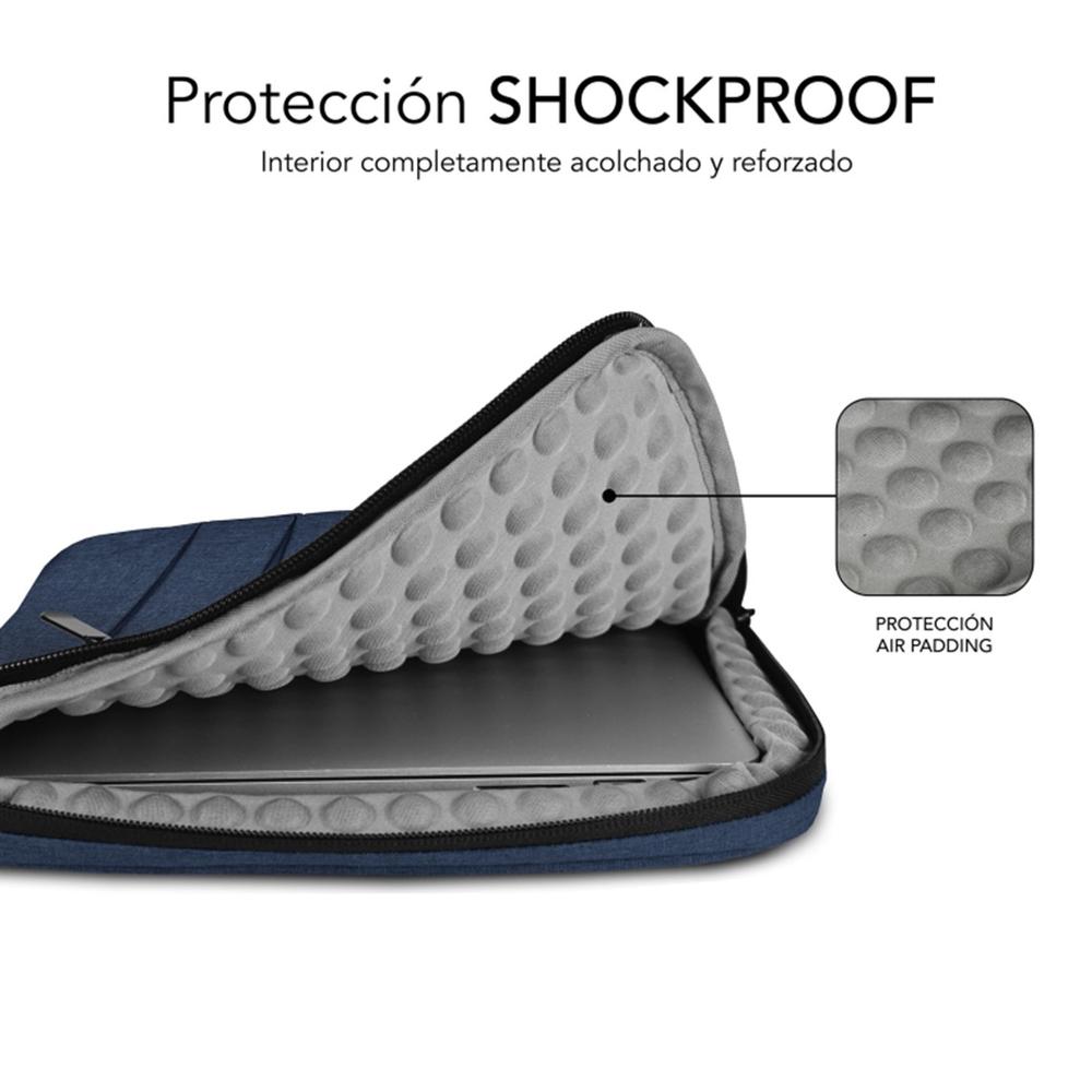 FUNDA SUBBLIM AIR PADDING 360 SLEEVE PARA PORTATIL 15.6" AZUL