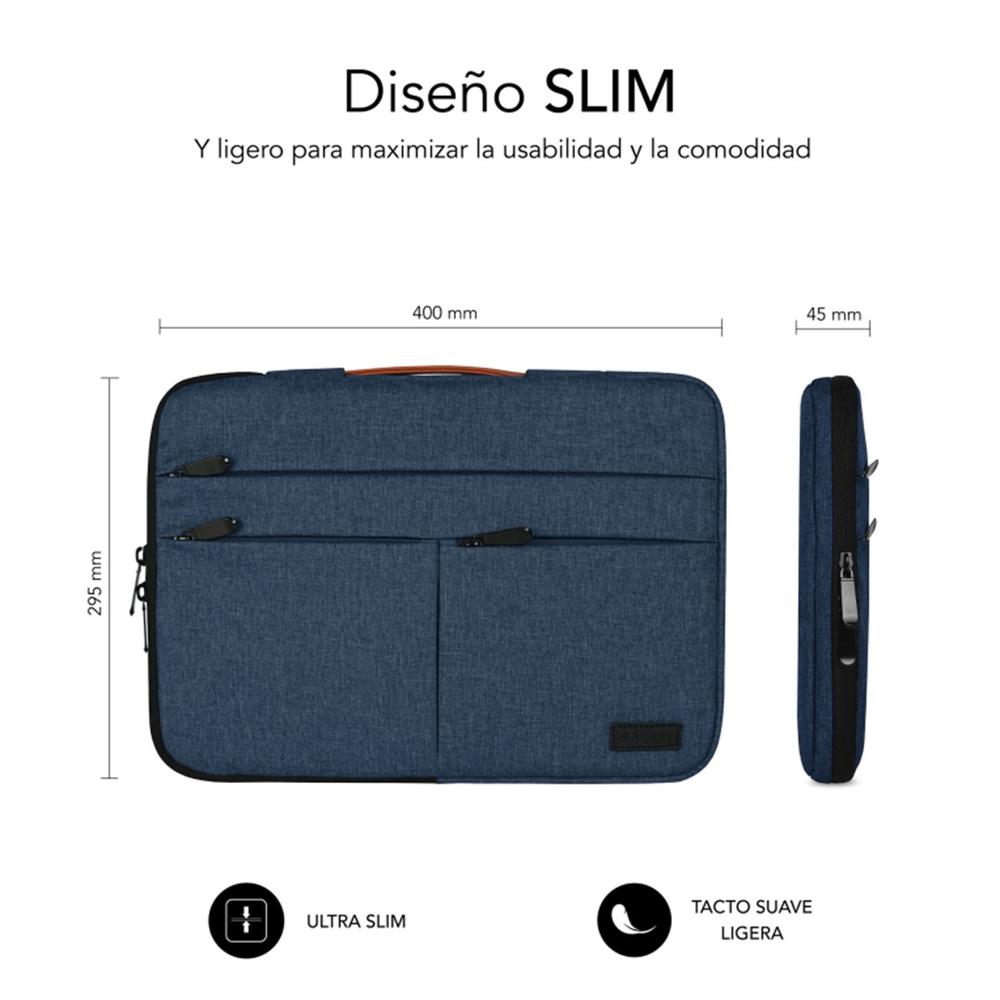 FUNDA SUBBLIM AIR PADDING 360 SLEEVE PARA PORTATIL 15.6" AZUL
