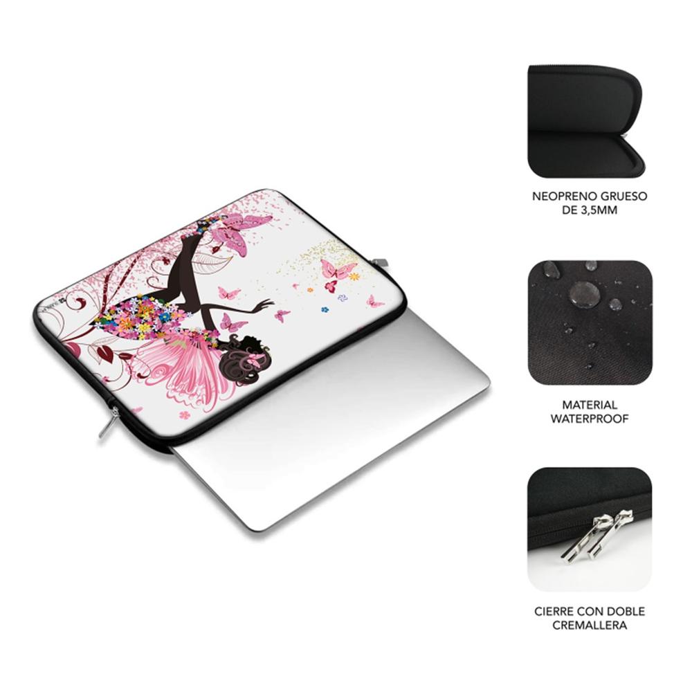 FUNDA SUBBLIM TRENDY SLEEVE PARA PORTATIL 15.6" NEO HADA