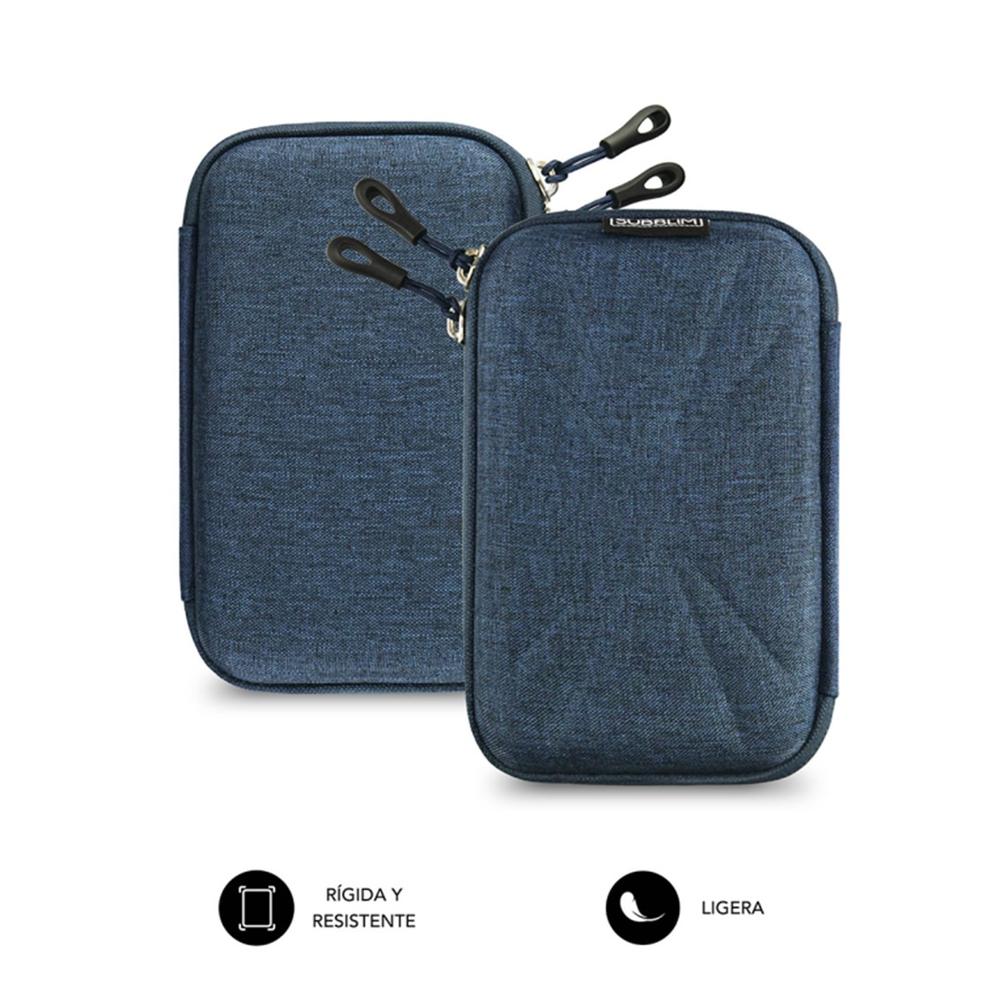 FUNDA SUBBLIM HDD BUSINESS CASE PARA DISCO DURO 2.5" AZUL OSCURO