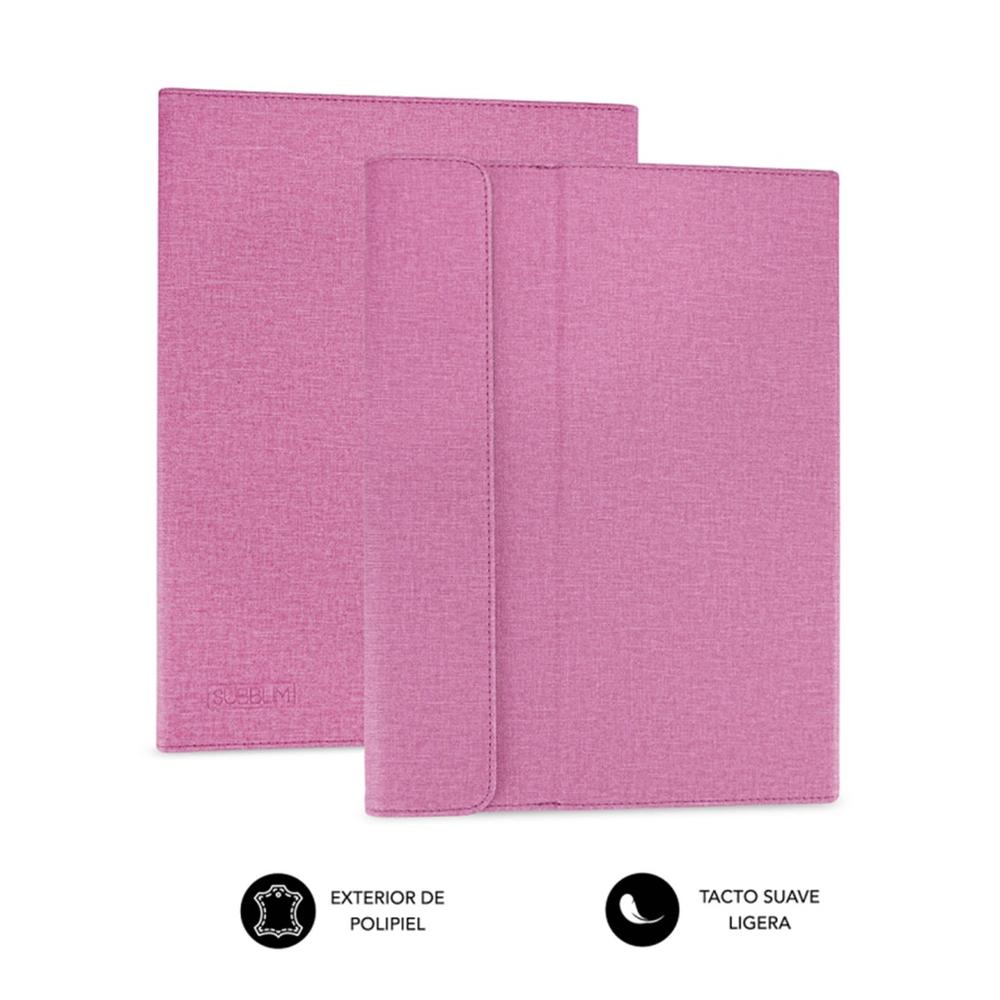 FUNDA SUBBLIM CLEVER STAND CASE PARA TABLET 10.1" ROSA