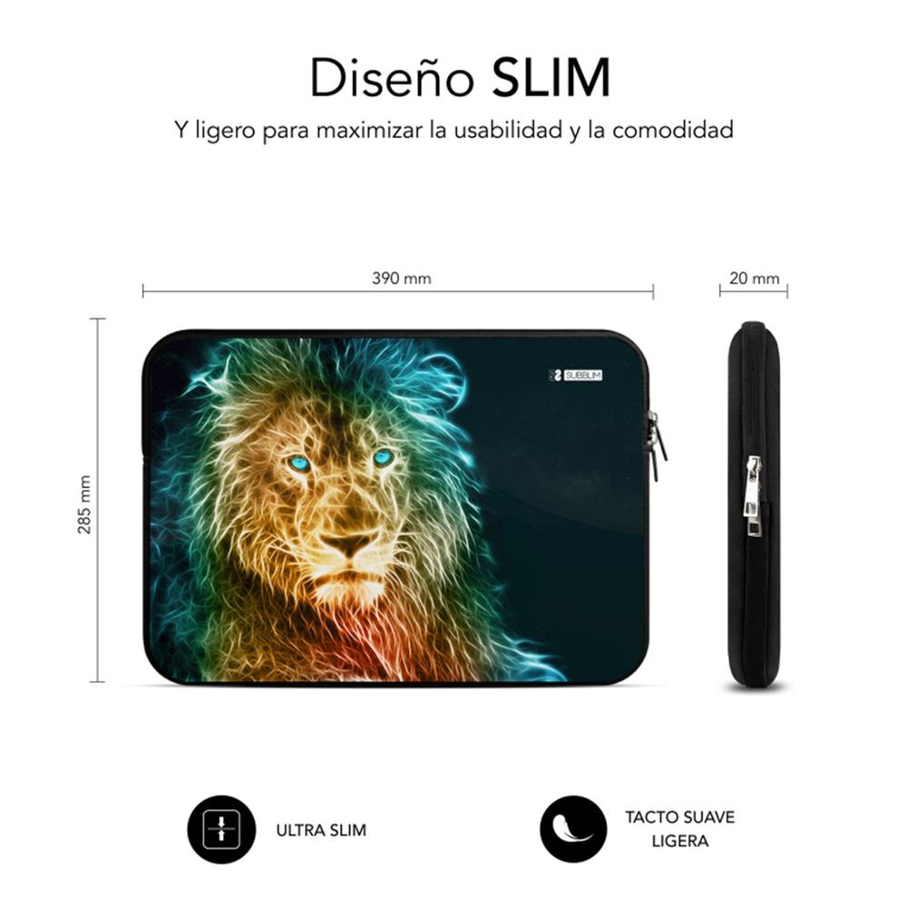 FUNDA SUBBLIM TRENDY SLEEVE PARA PORTATIL 15.6" NEO LEON