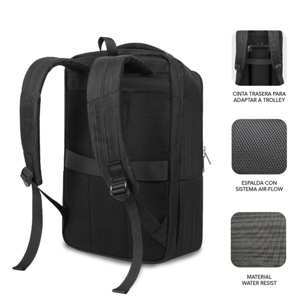 MOCHILA SUBBLIM BUSINESS V2 AP PARA PORTATIL 16" NEGRO