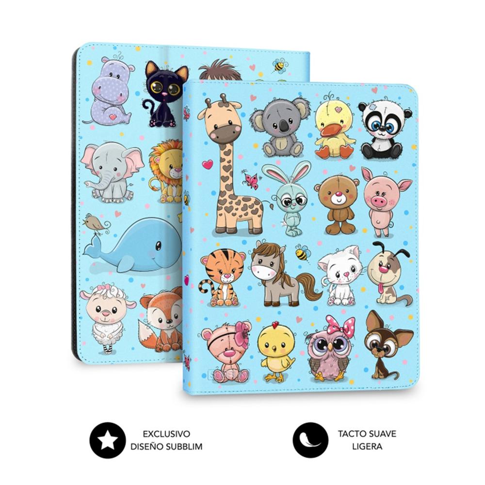 FUNDA SUBBLIM TRENDY CASE PARA TABLET 11" ANIMALS