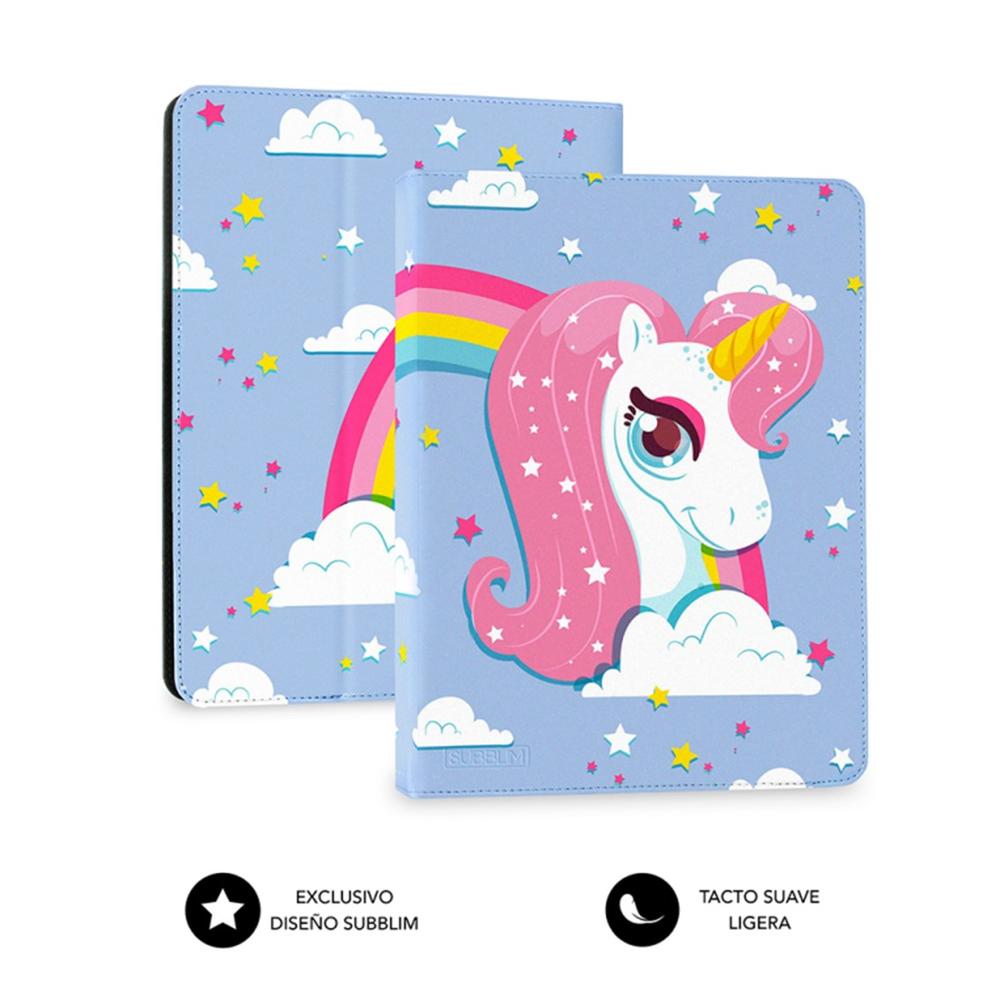 FUNDA SUBBLIM UNIVERSAL TRENDY CASE PARA TABLET 10.1" UNICORN