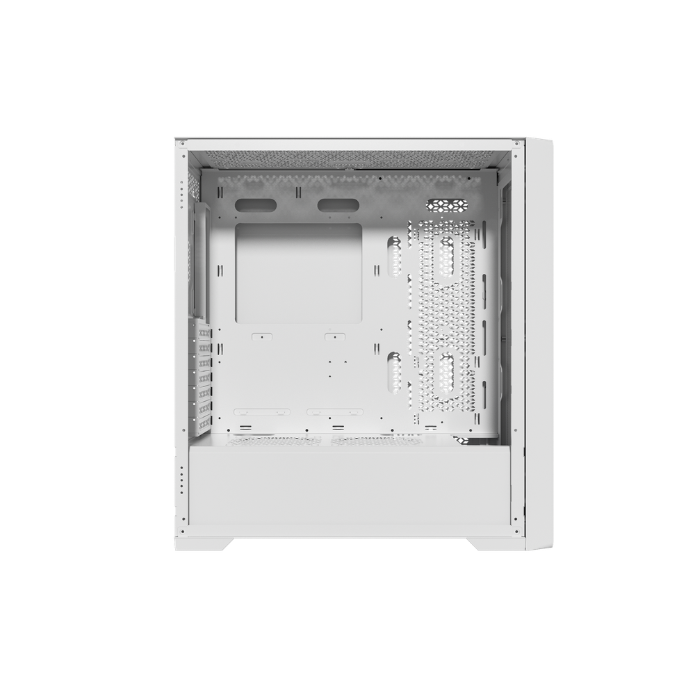 CAJA ORDENADOR PHOENIX GAMING ARTISAN NOBLE BLANCA FRONTAL DE MADERA ATX FILTROS ANTIPOLVO TIPO C