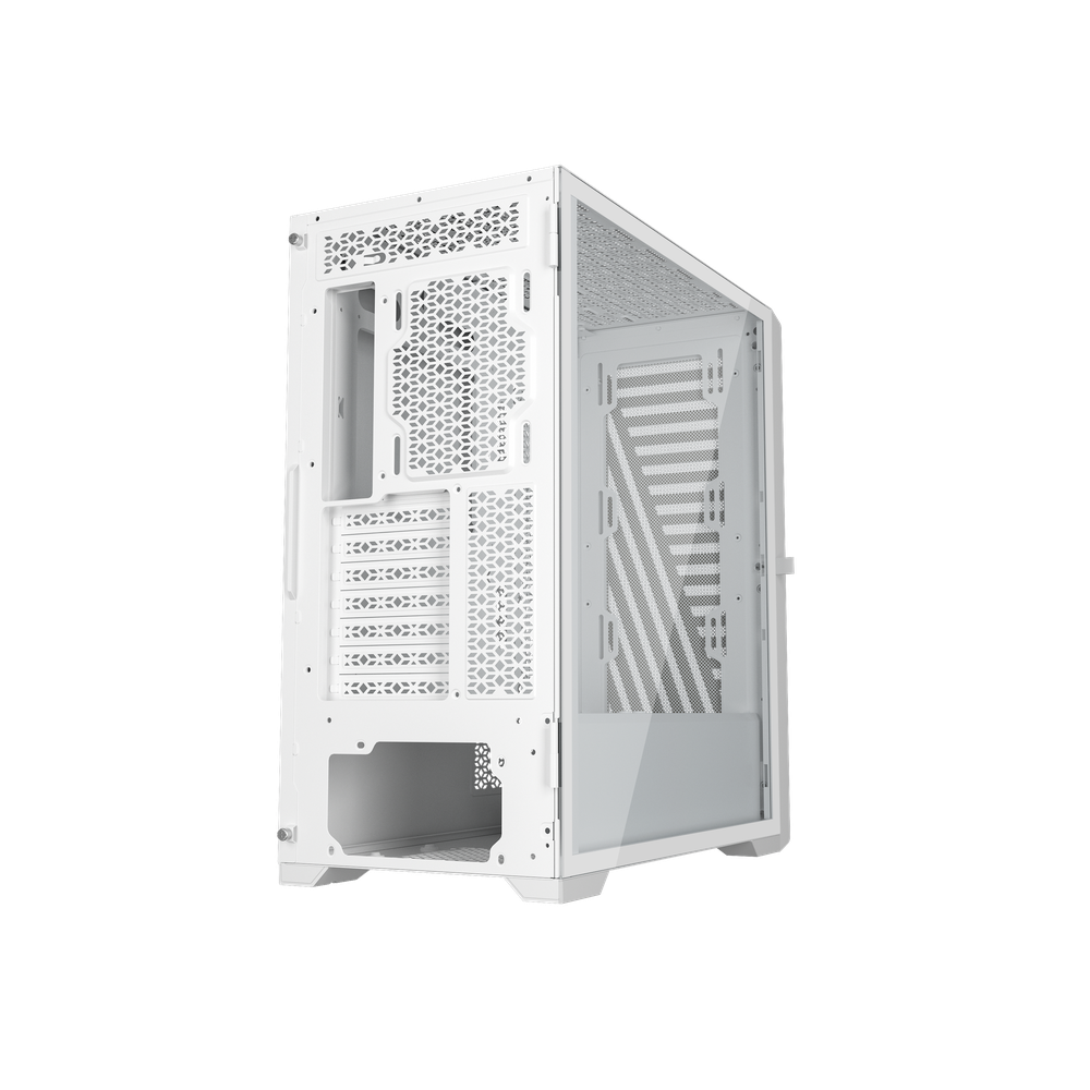 CAJA ORDENADOR PHOENIX GAMING ARTISAN NOBLE BLANCA FRONTAL DE MADERA ATX FILTROS ANTIPOLVO TIPO C