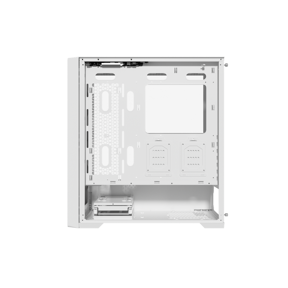 CAJA ORDENADOR PHOENIX GAMING ARTISAN NOBLE BLANCA FRONTAL DE MADERA ATX FILTROS ANTIPOLVO TIPO C