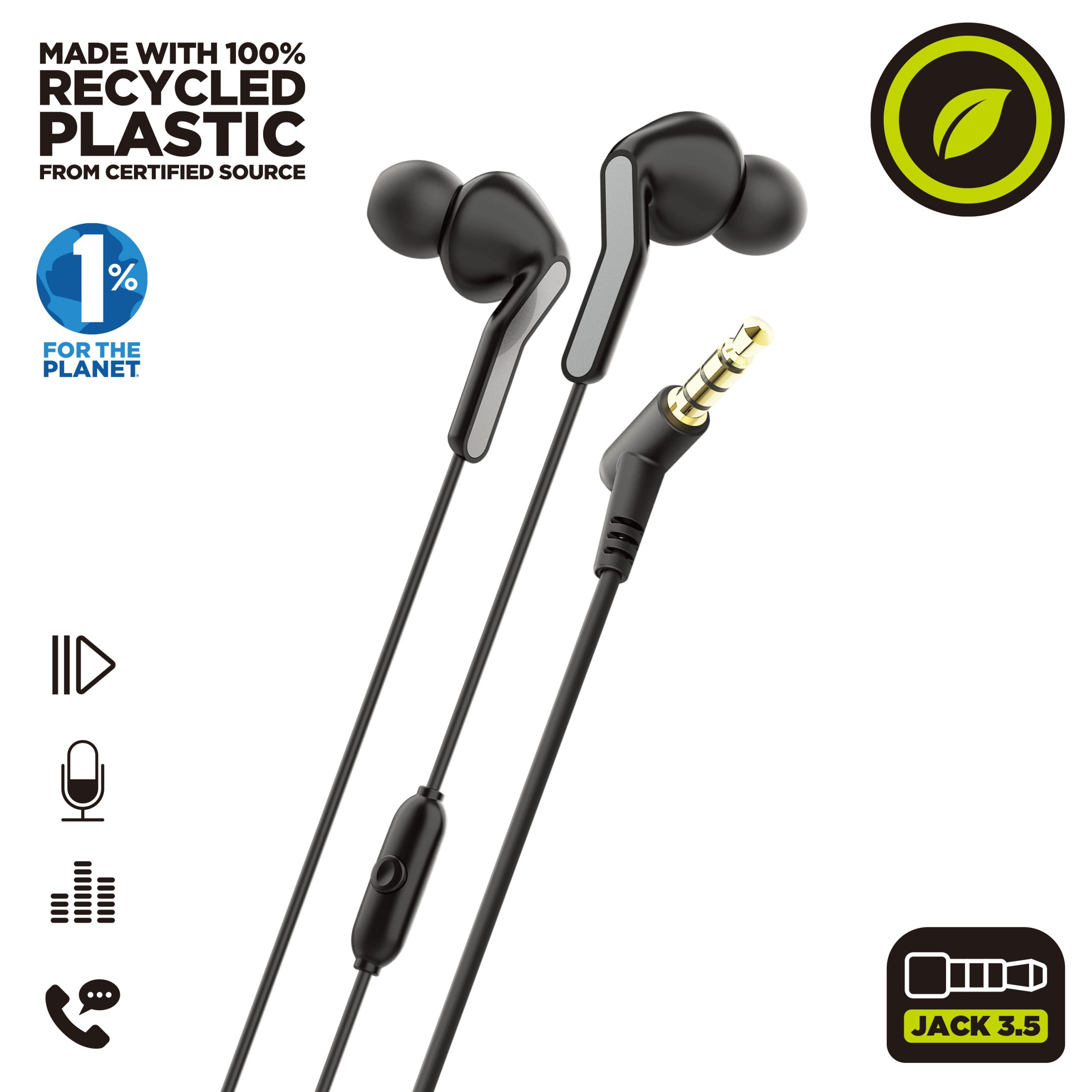 AURICULARES MUVIT E57 NEGRO
