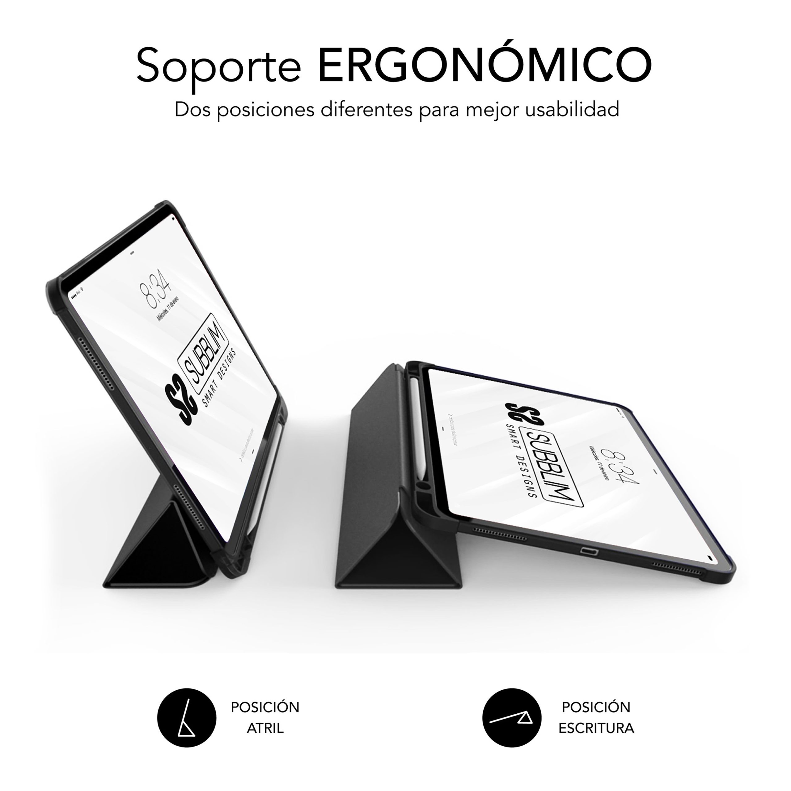 FUNDA SUBBLIM SHOCK CASE PARA APPLE IPAD PRO 11" NEGRO