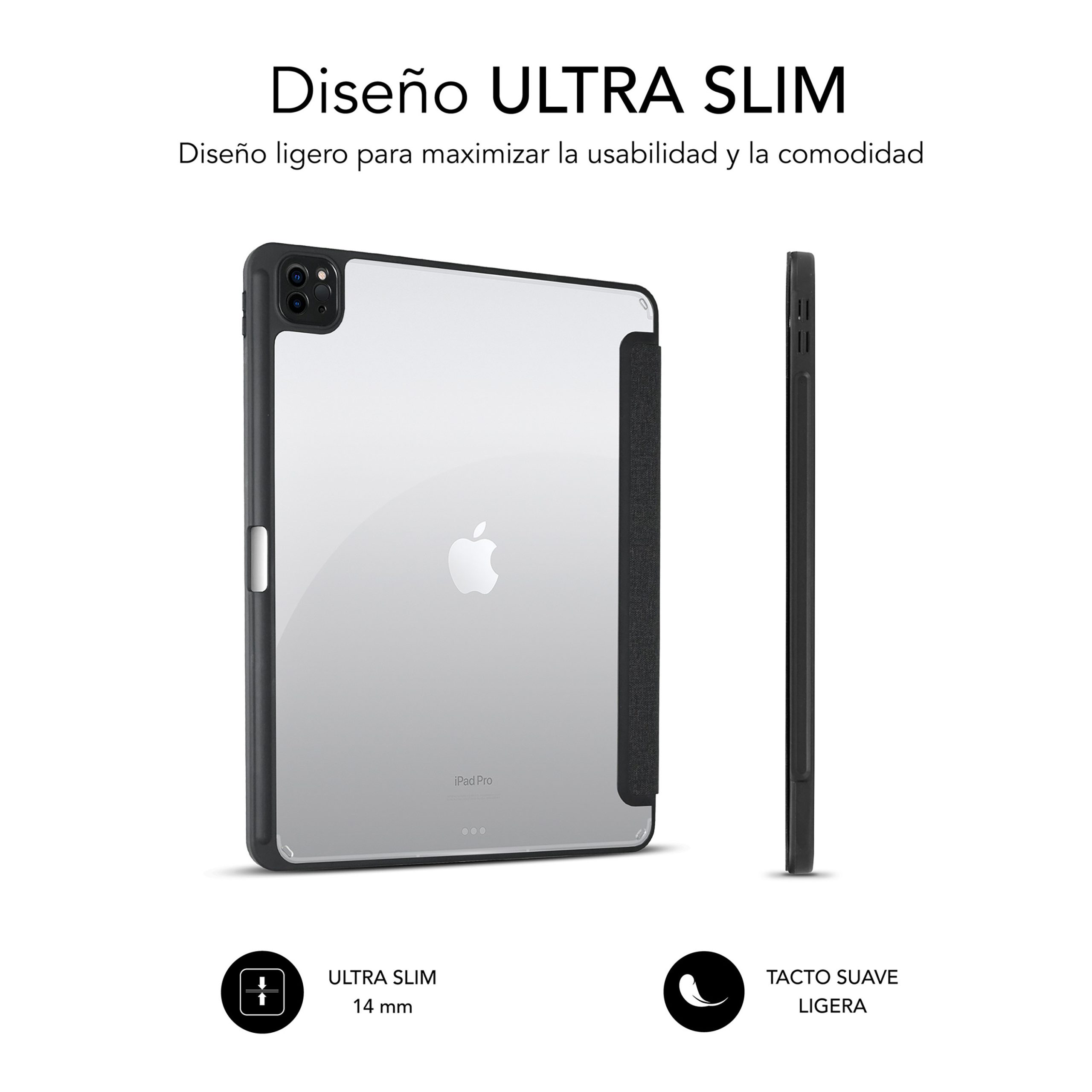 FUNDA SUBBLIM SHOCK CASE PARA APPLE IPAD PRO 11" NEGRO