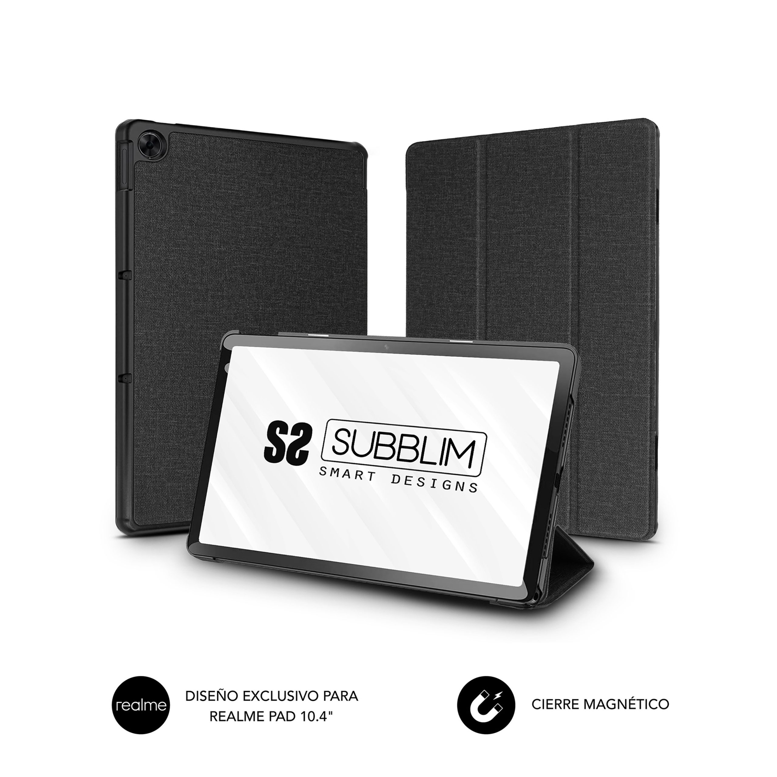 FUNDA SUBBLIM SHOCK CASE PARA REALME PAD 10.4" NEGRO