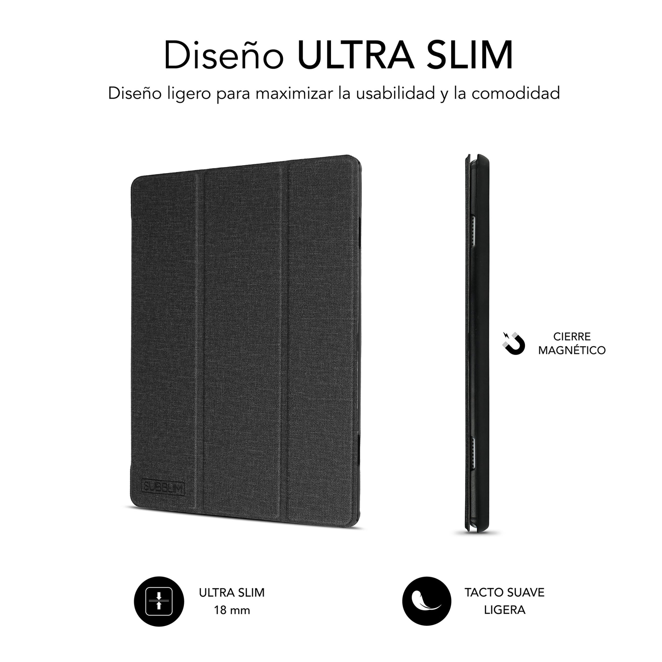 FUNDA SUBBLIM SHOCK CASE PARA REALME PAD 10.4" NEGRO