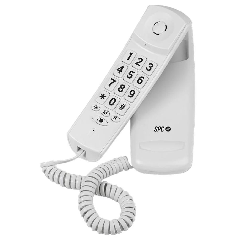 TELEFONO FIJO SPC ORIGINAL LITE 2 BLANCO / TECLA R / 10 MEMORIAS INDIRECTAS