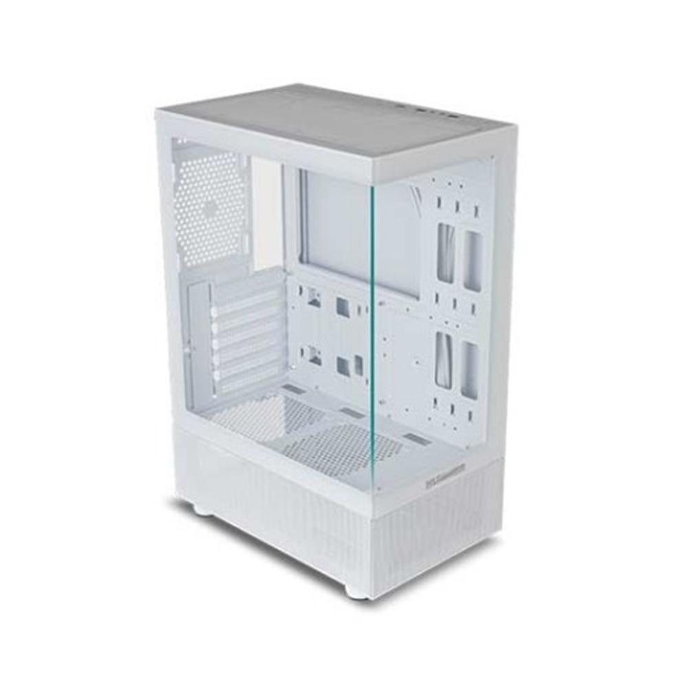 CAJA ORDENADOR GAMING NOX HAMMER VISION ATX CRISTAL TEMPLADO BLANCO